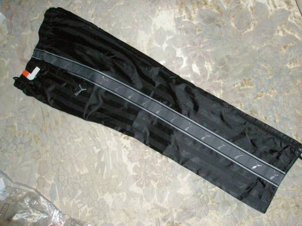 puma ウインドブレーカー上下セット　 黒 O　裏トリコット　