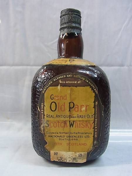 オールドパー Grand Old Parr ティンキャップ□古酒 未開封 オールド