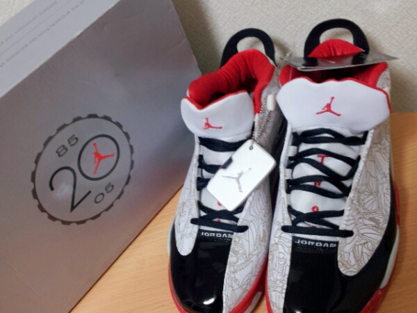 NIKE AIR JORDAN DUB-ZERO エアジョーダン ダブゼロ 白黒赤 28cm(28.0 