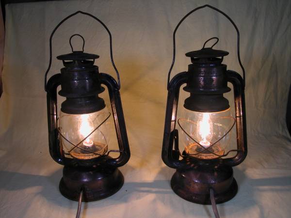 灯油ランタン電球式改造品