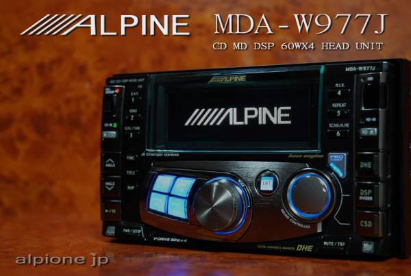 最高峰2DIN/////ALPINE MDA-W977J □ 完全動作保証 □ 超美品