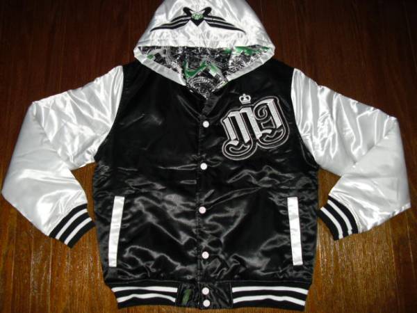 新品♪CLH クロノ時計柄/白黒スカジャン リバーシブルジャンパー