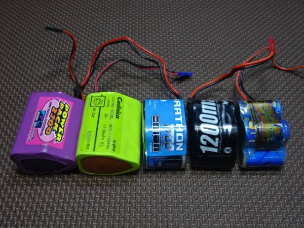 受信機6V俵型バッテリー5個セットオリオンイーグルHPIMUGEN