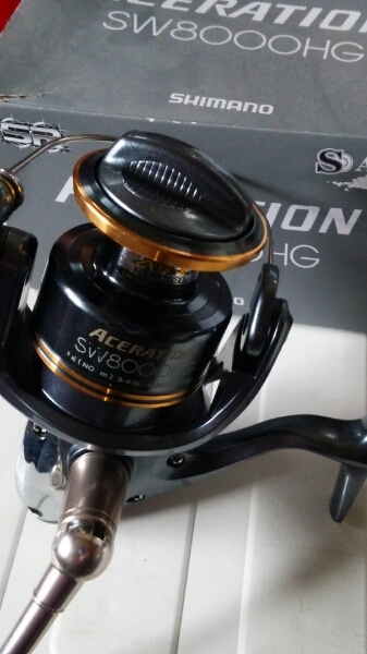 シマノ アセレーション8000HG やや傷や汚れありシマノ アセレーション