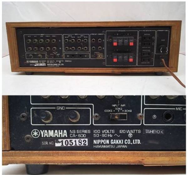♪♪YAMAHA プリメインアンプCA-600 ♪♪ アンプ YAMAHA 【公式通販】