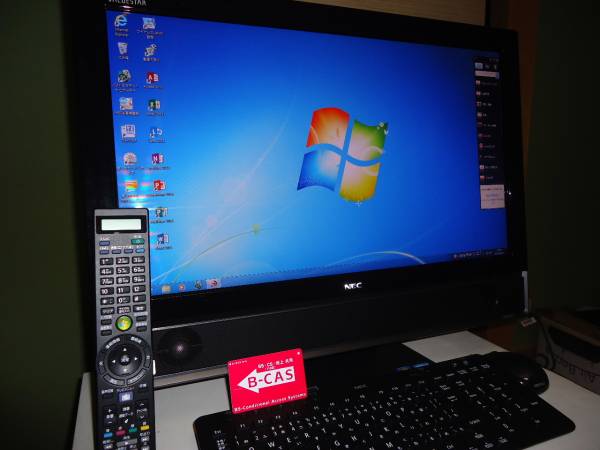 美品NEC高性能コアi7パソコン23型★ブルーレイ+地デジ搭載