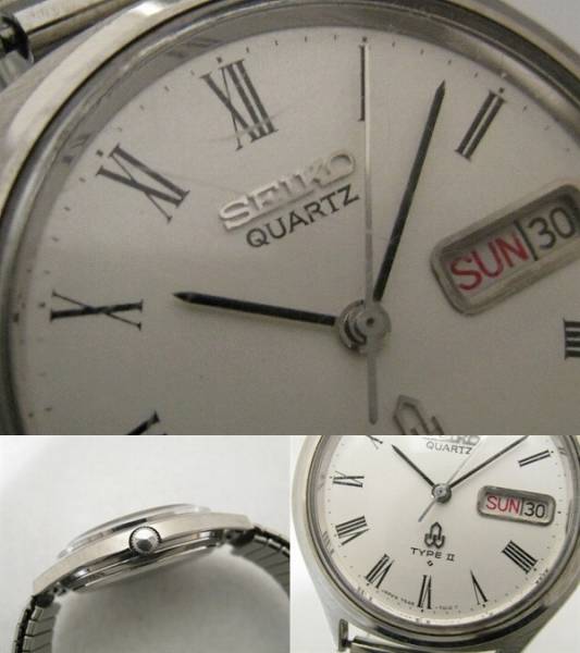 SEIKO TYPEⅡ ローマ数字 7546-7010☆セイコータイプⅡ ジャンク