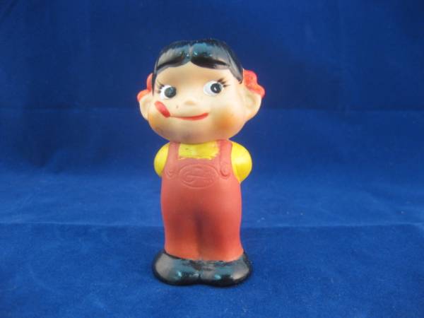 必見！！珍品？ペコちゃんの古いソフビ人形