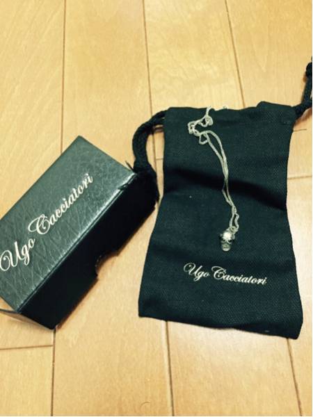 ugoCacciatoriオニキススカルネックレス★ウーゴカッチャトーレ