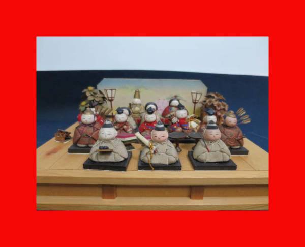 【人形館】「豆雛揃いＪ137」雛人形・雛道具・雛御殿〝雛〟