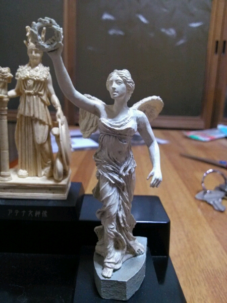 サモトラケのニケ復元》フィギュア世界ギリシャ神話アテナ女神(彫刻