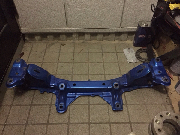 s13シルビア 180sx フロントメンバー2cm上げ