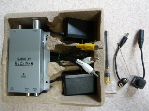 【未使用】 赤外線ワイヤレス小型カメラ 防犯 【動作確認済み】