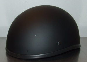 ★お勧め！装飾用ダックテールヘルメット／マットブラック訳あり_1