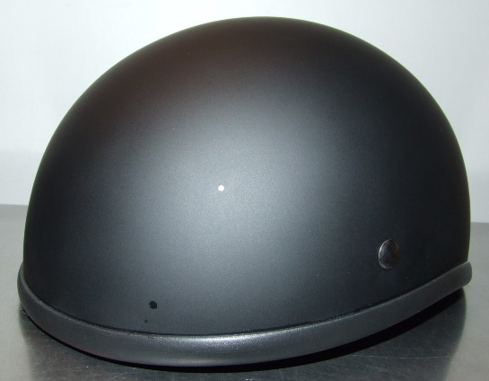 ★お勧め！装飾用ダックテールヘルメット／マットブラック訳あり_2