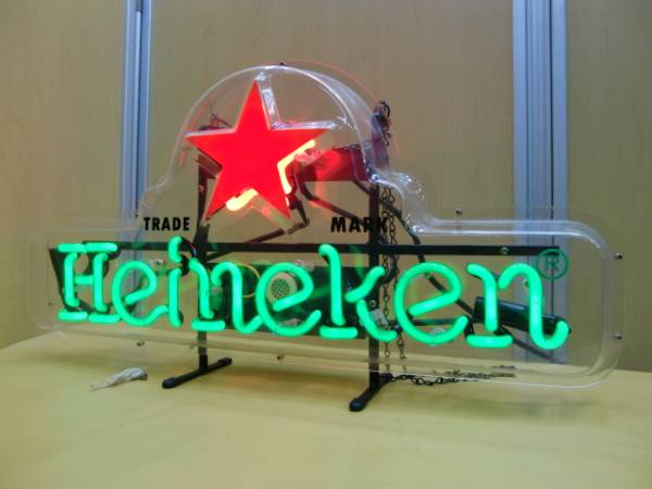 ○ Heineken ハイネケン ネオン管 ネオン看板 ネオン ○