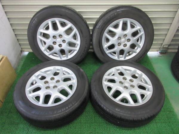 トヨタ純正 15X6J +45 PCD100 5穴 BS付 195/65 プリウス等 売切 【公式