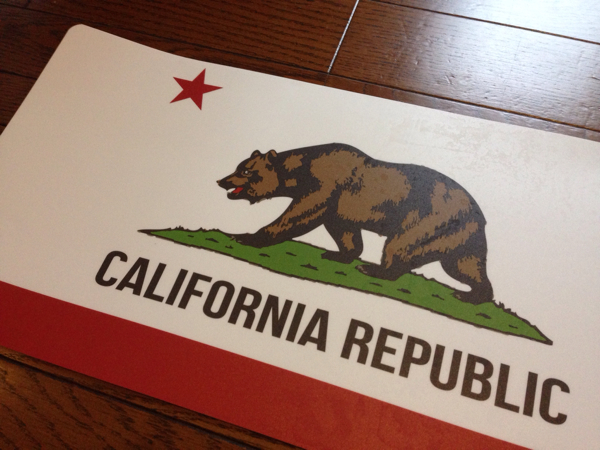 ジャクソンマティスカリフォルニア州旗デスクマットロンハーマン