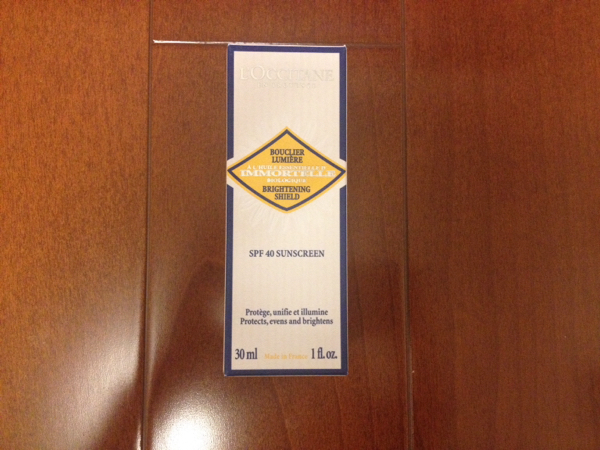 ロクシタンイモーテルブライトUVフリュイドN☆美容UV乳液