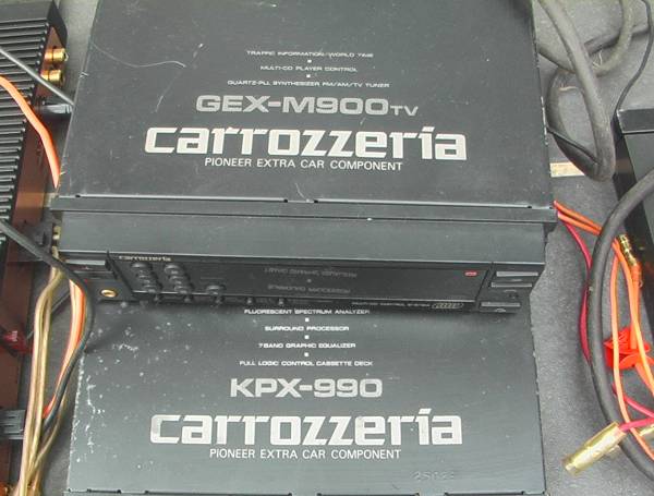 carrozzeria KPX-990 GEX-M900TV GM-1000X GM-41A ジャンク品(テープ 