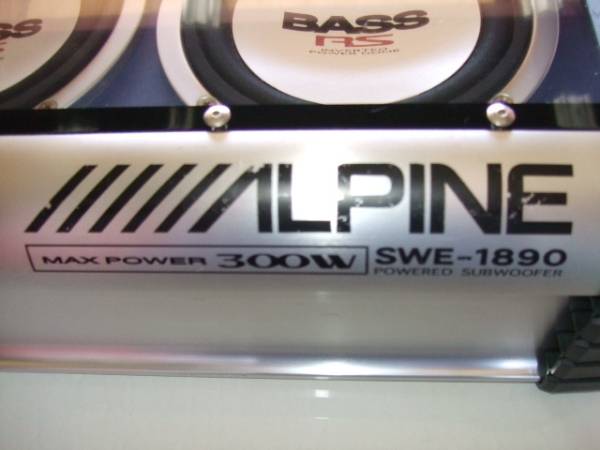 ALPINE アルパイン SWE-1890 サブウーハー アンプ内蔵