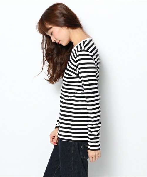 定番★人気 マリメッコ ボーダー 長袖 Tシャツ / ワンピ Tiia