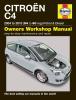 Citroën（シトロエン） C4 2004-10年 英語版 整備解説書
