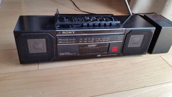 SONY ソニー ラジカセ ラジオカセット ZX-3 ジャンク 昭和レトロ SONY