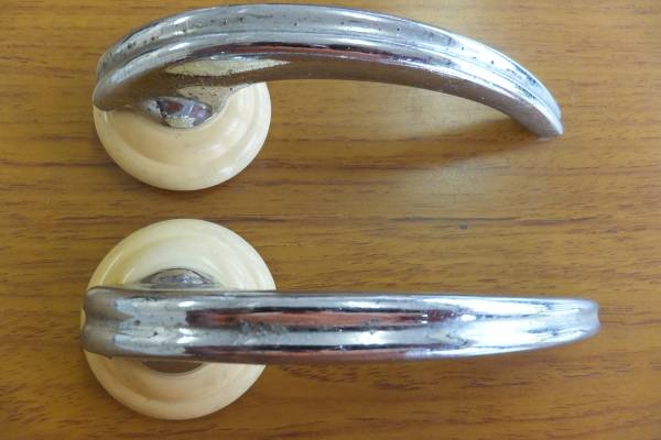 空冷　希少！VW 純正インナードアハンドルｐｒ　　