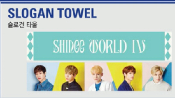 SHINee★ソウルコン公式グッズ★スローガンタオル★送料無料