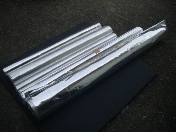 保温保冷　断熱防水　反射遮光　ブルーシートの代用など　５本で