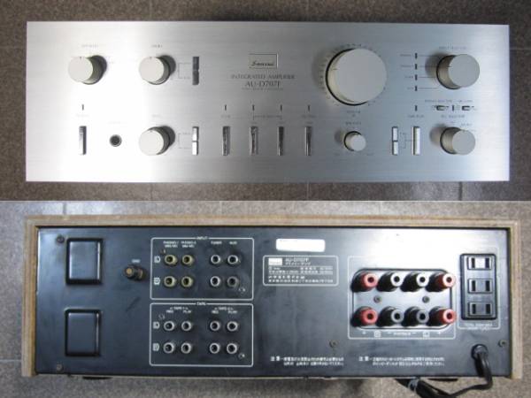 サンスイ SANSUI AU-D707F（シルバー） プリメインアンプ SANSUI AU