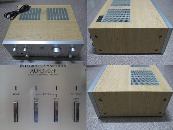 サンスイ SANSUI AU-D707F（シルバー） プリメインアンプ SANSUI AU