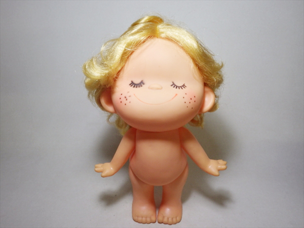 ☆昭和レトロ 水森亜土 ソフビ人形 30cm 女の子 証紙シール有☆