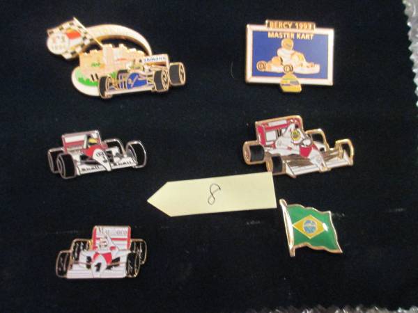 アイルトンセナ　ピンバッチ８