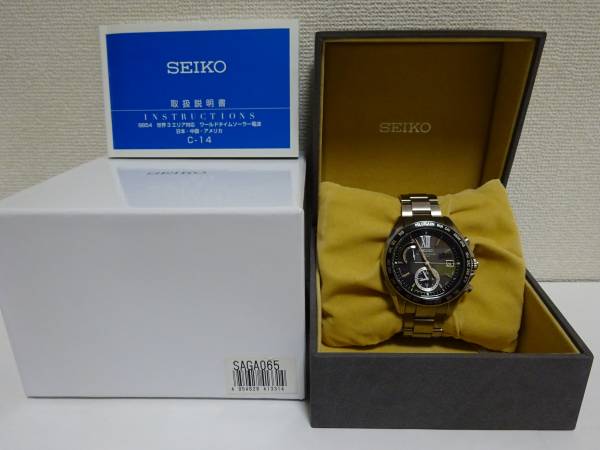 SEIKO セイコー ブライツ 8B54-0AG0 腕時計 ソーラー電波 美品 【公式