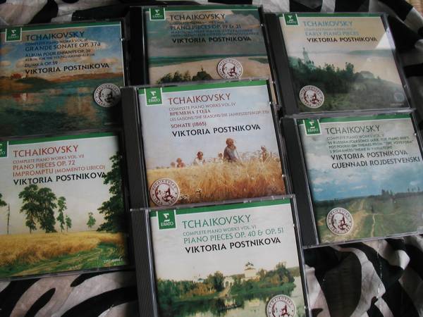ヴィクトリア・ポストニコワ/チャイコフスキーピアノ全集７枚CD