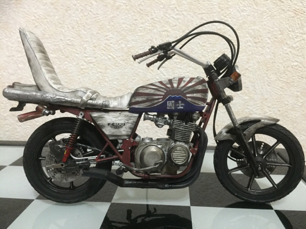 Z400FX 暴走族 旧車會 富士日章 国士舘カラー 当時(完成品)｜売買され
