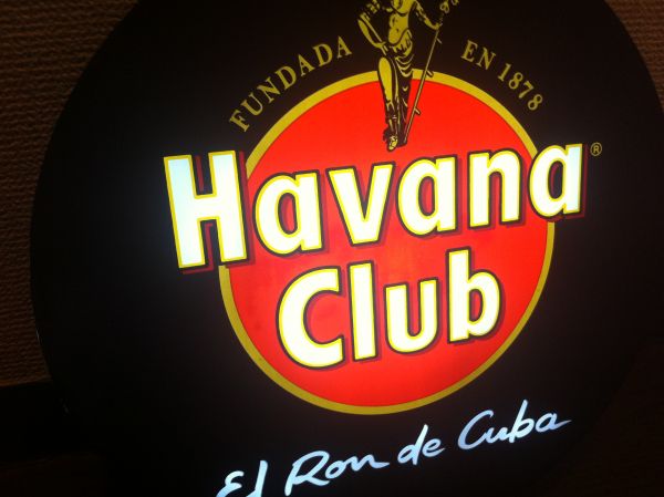 送料無料・中古】ハバナクラブHAVANACLUBネオンサイン電飾看板(壁面