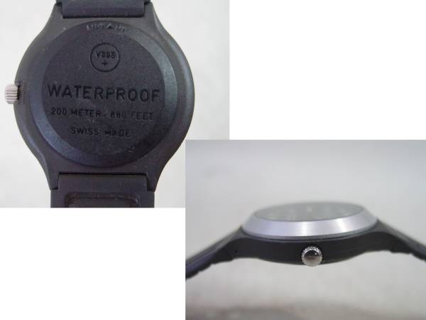 動作品 SWISS MOUNTAIN PATROL ARMY TIMER クオーツ式腕時計 A 03.590 3針 デイト 25年4月電池交換 札幌市 清田区 平岡 ☆SWISS MOUNTAIN PATROL ARMY TIMER クォーツ時計(3針＋カレンダー