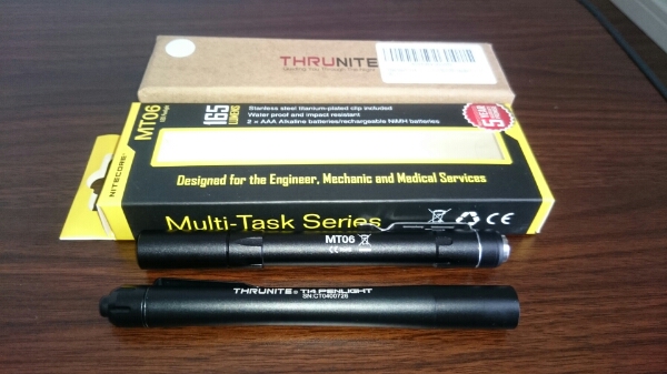 NITECORE MT06 &amp; ThruNite Ti4 ペンライトセット(ハンディライト、懐中