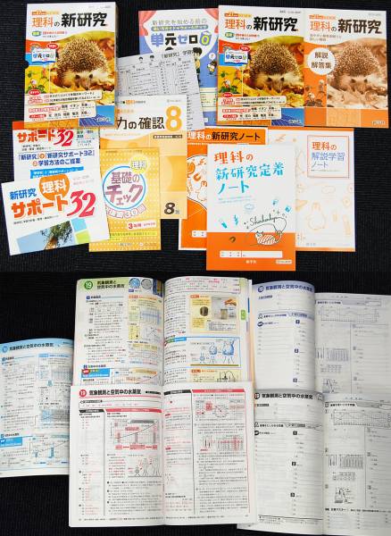 最新版27年度版新品 新学社 新研究 5教科 豪華見本セット(高校受験