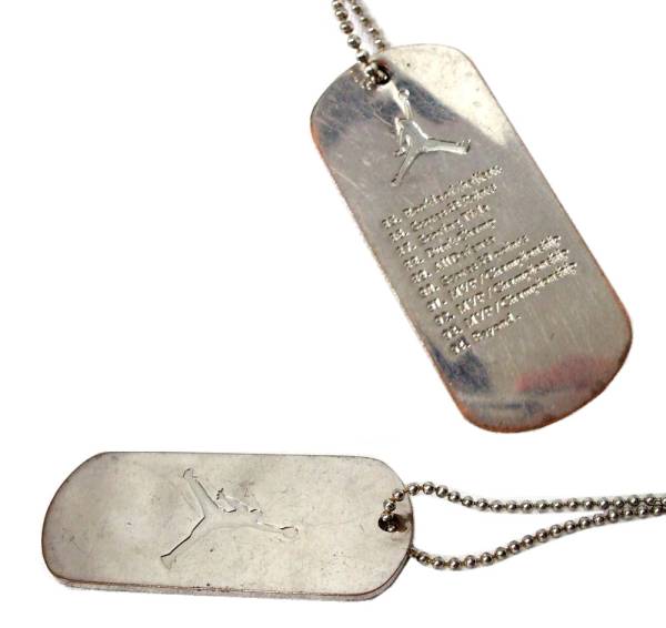 NIKE Air Jordan ナイキ ドッグタグネックレス 084077(その他)｜売買されたオークション情報、yahooの商品情報をアーカイブ公開