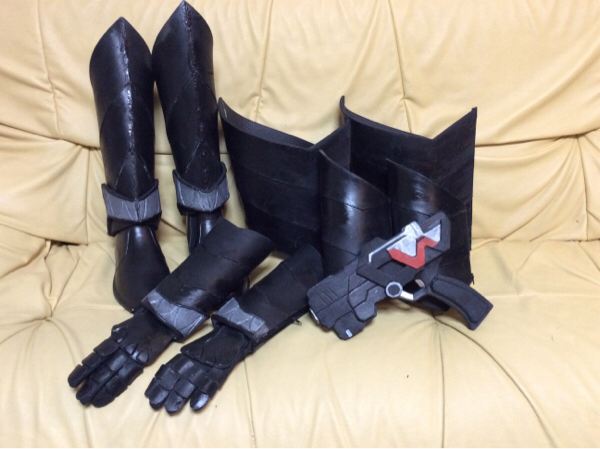 仮面ライダースカル アトラク コスプレ マスク1/1 変身ベルト(仮面
