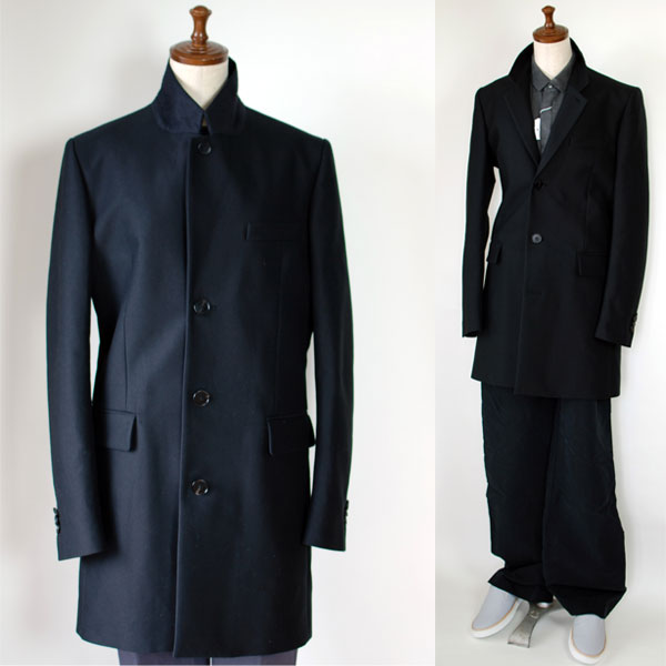 14AW名作マルタンマルジェラ14コットン3/4丈チェスターコート46