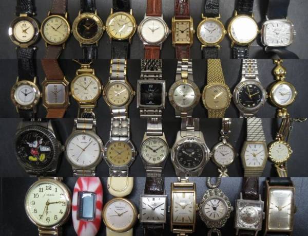 L8302大量/レディース/腕時計/まとめて34点/クォーツ/ジャンク