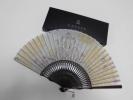 ★新品★LANVIN ランバン/ケース袋付きロゴ柄扇子・箱入り ⑦