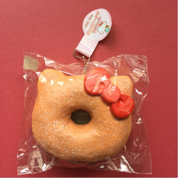 ハローキティ スクイーズ ビックドーナツ やわらかマスコット