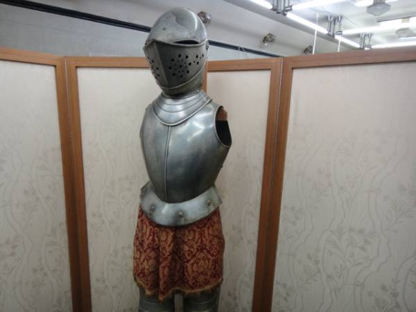 希少 西洋 甲冑 鎧 プレートアーマー 等身大 騎士 ナイト(甲冑（兜、鎧
