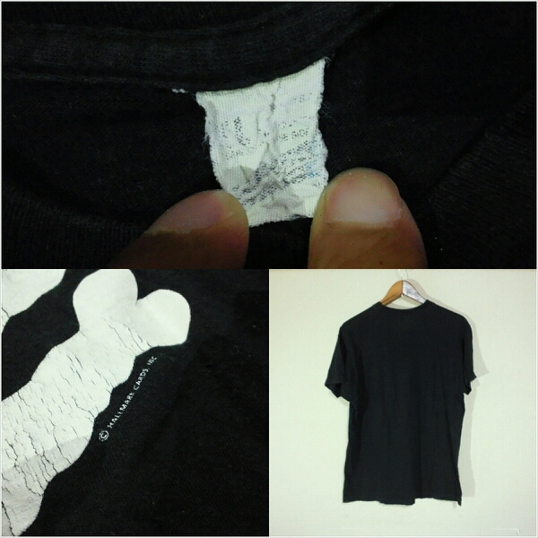 70s ビンテージ スカル総柄Tシャツ/40s50s ハーレー ヌード エロ